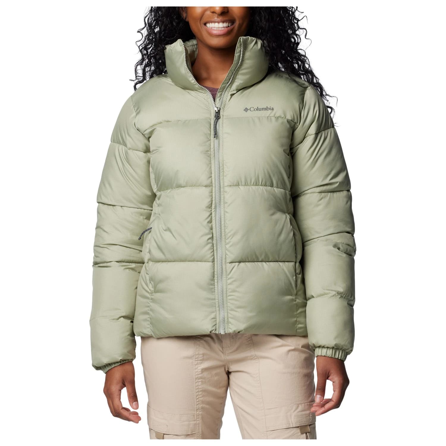 Дамско синтетично яке Columbia Women's Puffect II Full Zip Jacket Synthetic jacket - Safari