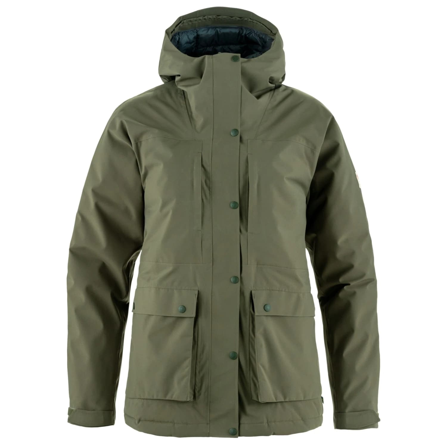 Дамско зимно яке Fjällräven Women's HC Hydratic Padded Jacket Winter jacket - Laurel Green