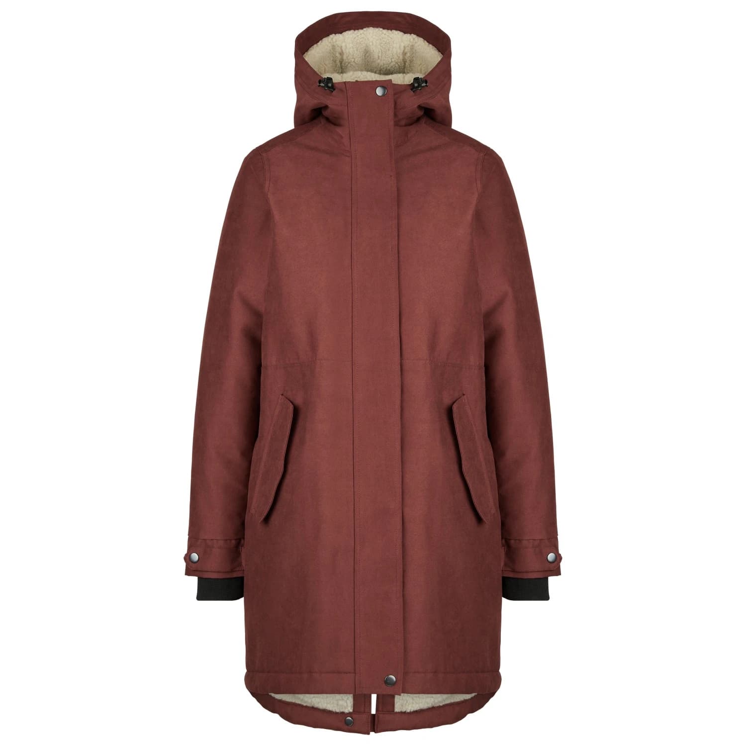 Дамско зимно яке Stoic Women's ArvikaSt. Wool Pile Parka Parka - Pure Chocolate