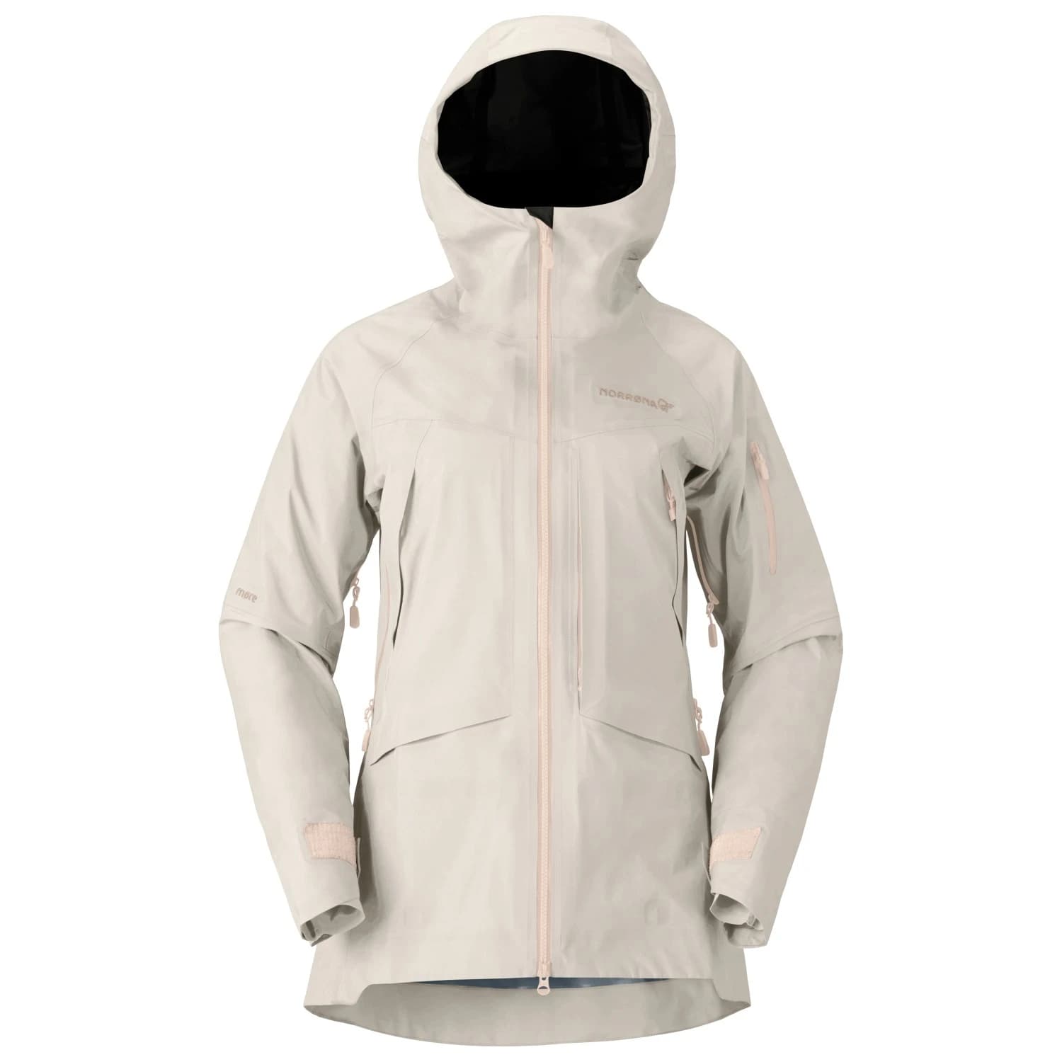 Дамско ски яке Norrøna Women's Møre GORE-TEX Jacket Ski jacket - Oatmeal