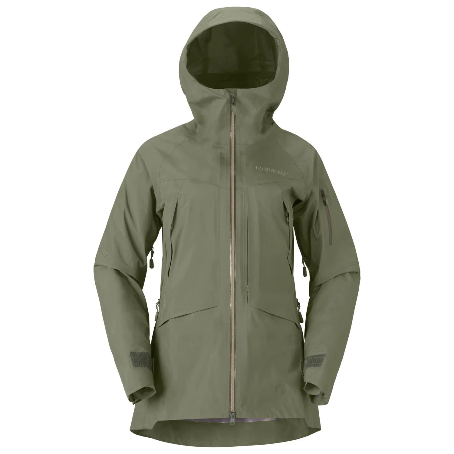 Дамско ски яке Norrøna Women's Møre GORE-TEX Jacket Ski jacket - Deep Lichen Green
