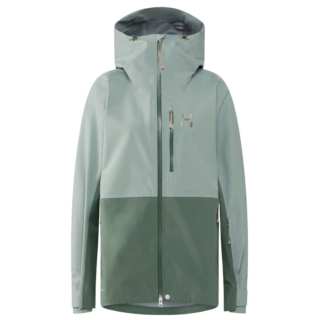 Ски яке Haglöfs Women's Alper Proof Jacket Ski jacket - Dew Green / Chlorophyll Green
