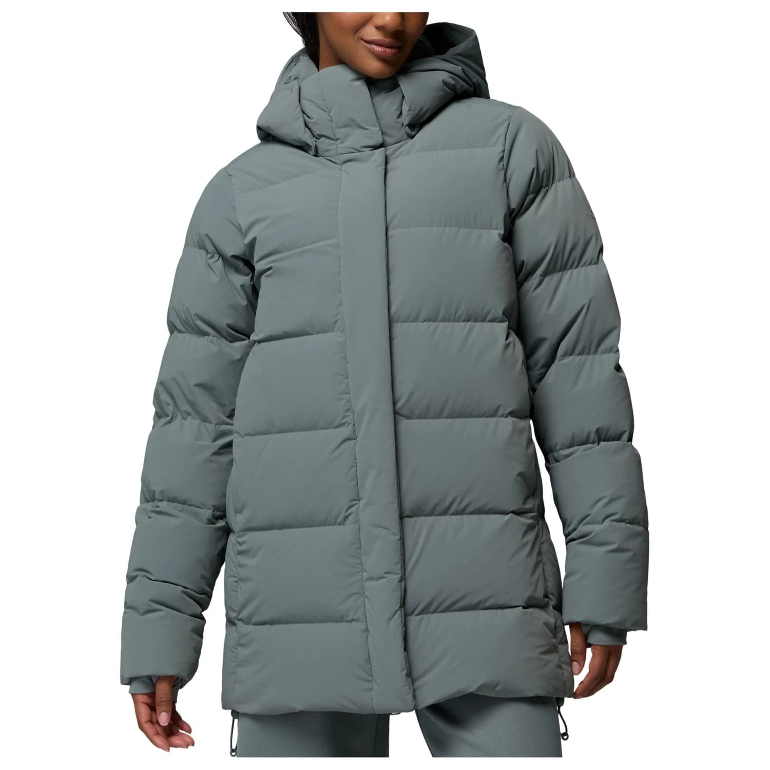 Пухено яке Columbia Women's Amaze Puff Mid Hooded Jacket Down jacket - Sedona Sage