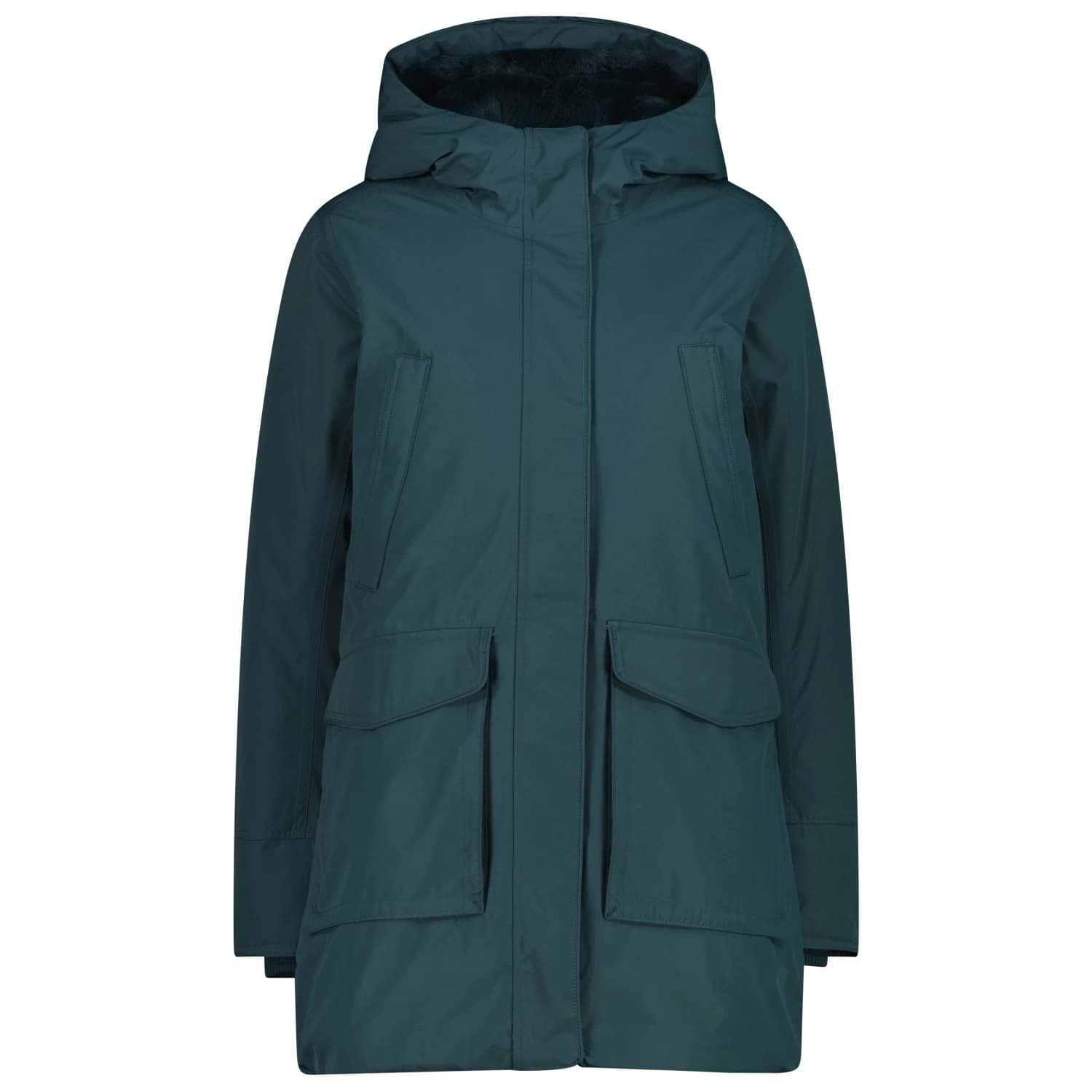 Дамско яке парка Cmp Women's Parka Fix Hood 35K3556 Parka - Trek Green