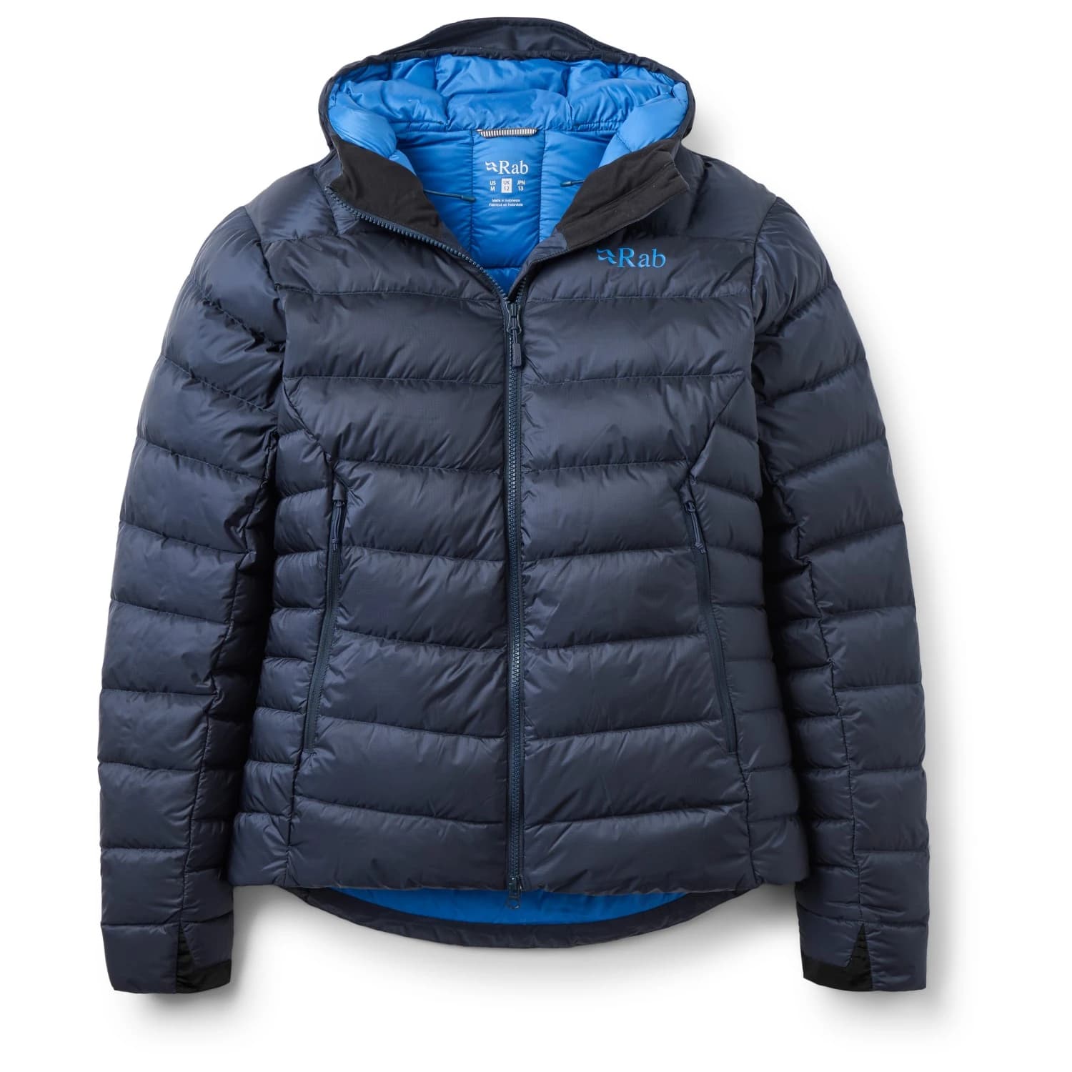 Пухено яке Rab Women's Electron Pro Hoody Down jacket - Galaxy Blue