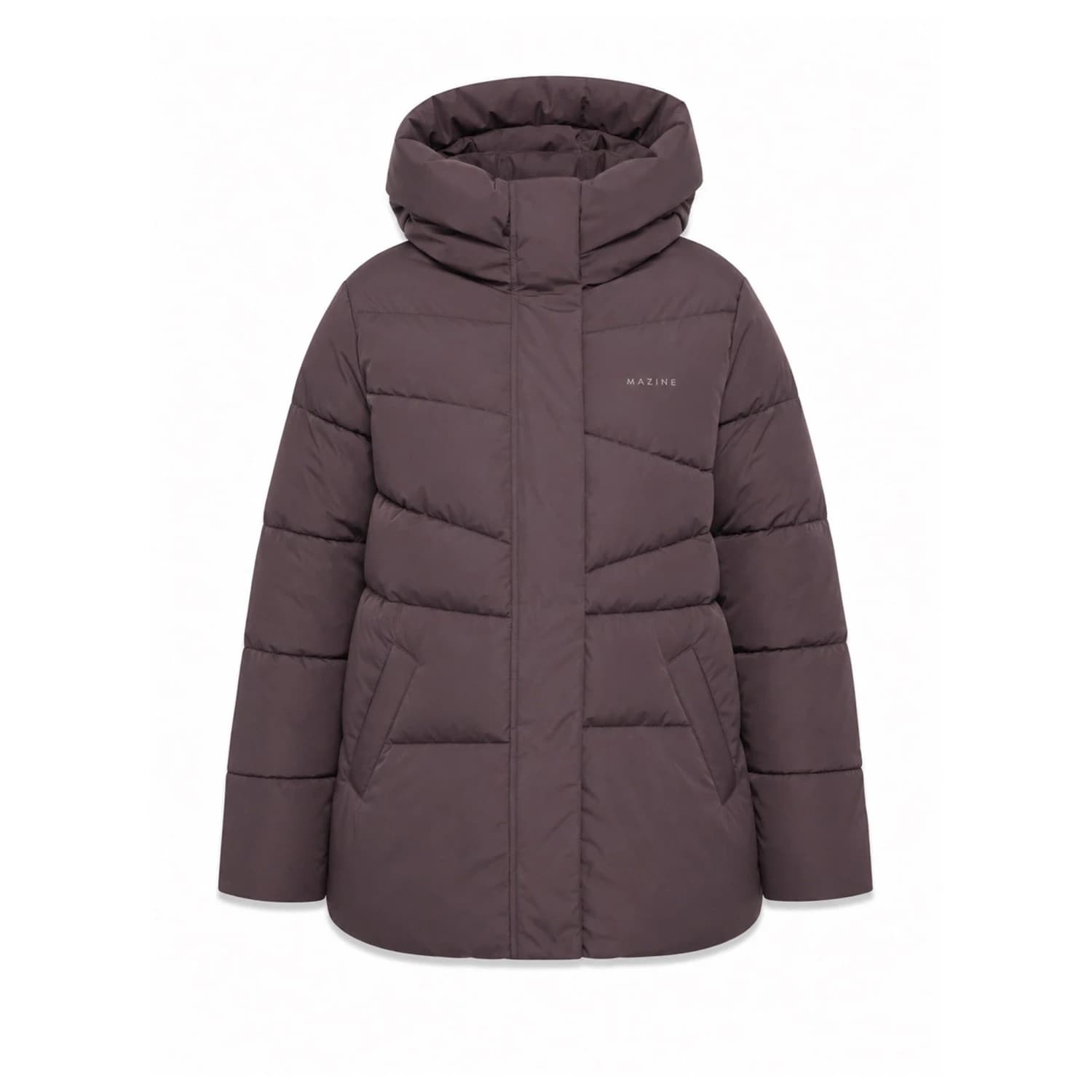 Зимно яке Mazine Women's Waves Quilt Puffer Jacket Winter jacket - Eggplant