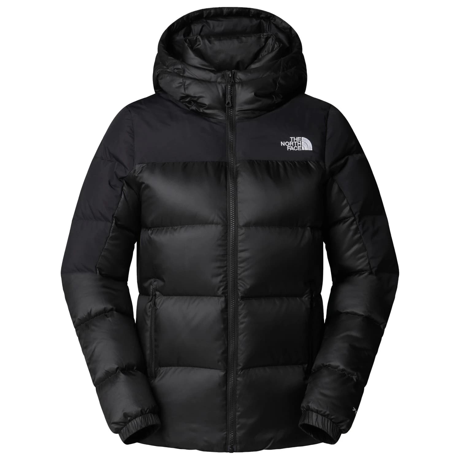 Дамско пухено яке The North Face Women's Diablo Down 2.0 Hooded Jacket Down jacket - TNF Black Heather / TNF Black