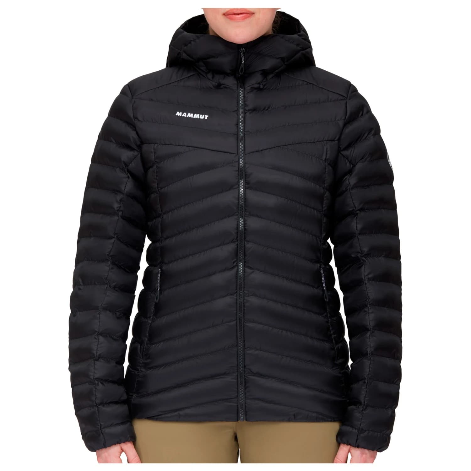 Дамско синтетично яке Mammut Women's Albula Insulation Hooded Jacket Synthetic jacket - Black