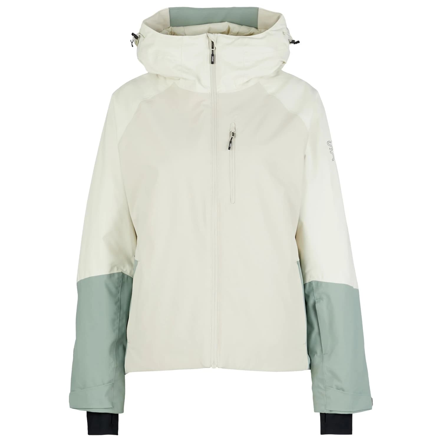 Дамско ски яке Stoic Women's MountainWool AsplidenSt. III Ski Jacket - Birch White / Multi