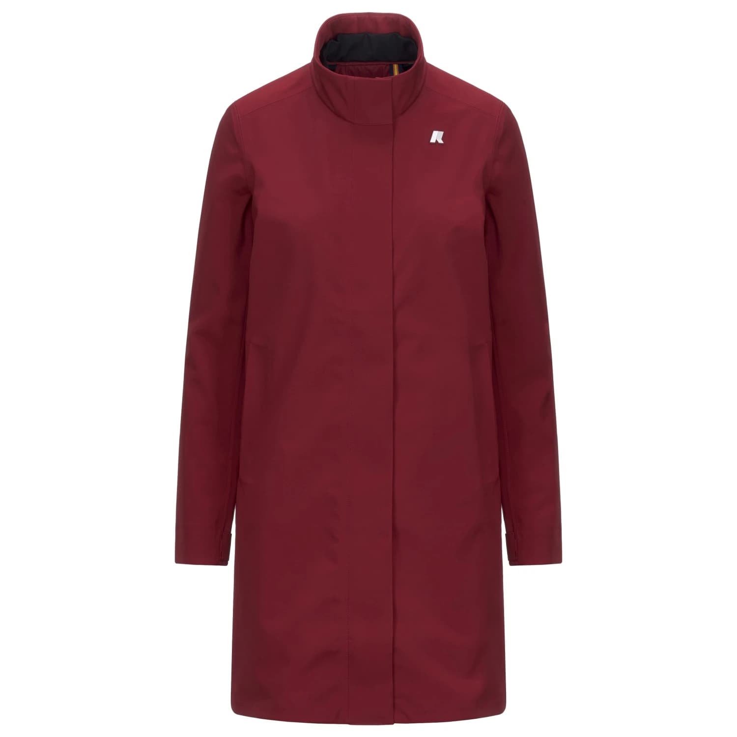 Дамско яке парка K-Way Women's Dukesse Bonded Parka - Red Syrah / Blue Depth