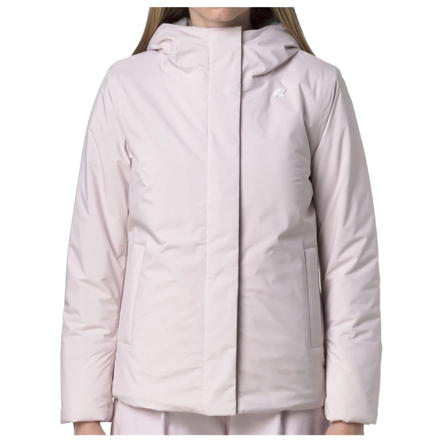 Дамско зимно яке K-Way Women's Lil Soft Touch Marmotta Winter jacket - Rose Hushed / Grey