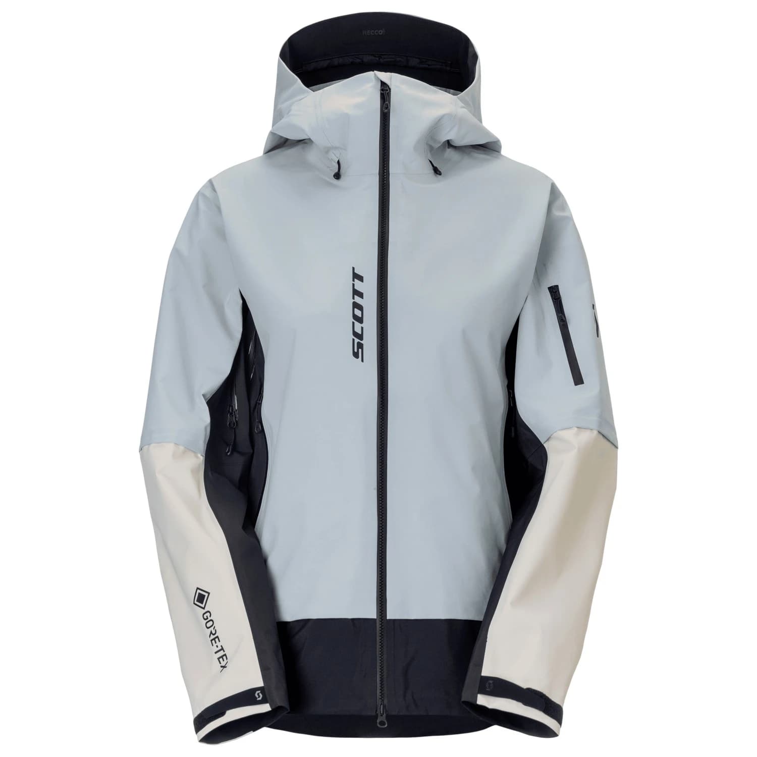 Ски яке Scott Women's Jacket Explorair GTX 3L Ski jacket - Mist Blue / Latte Beige