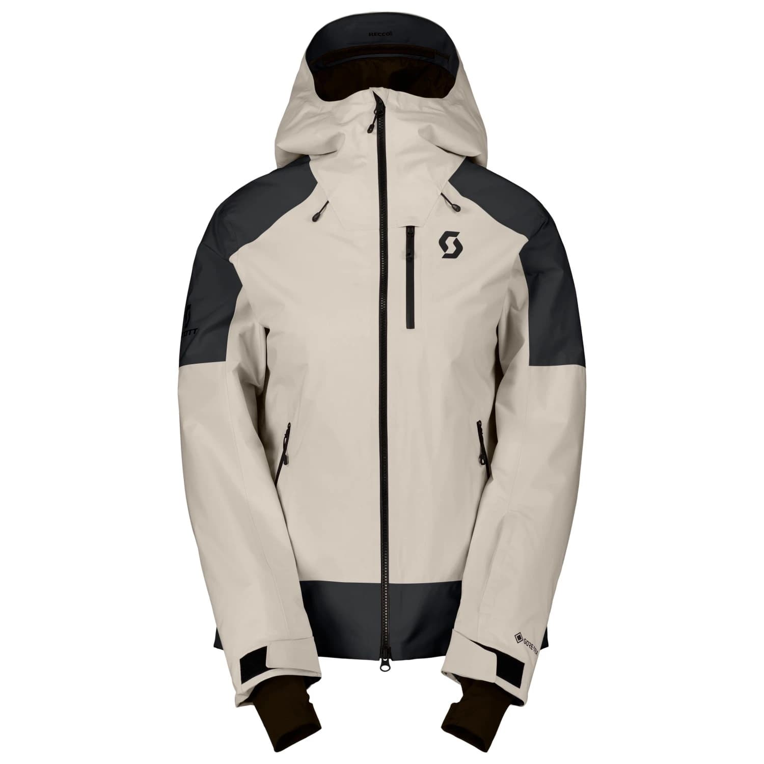 Дамско ски яке Scott Women's Ultimate GTX Jacket Ski jacket - Dust White / Black