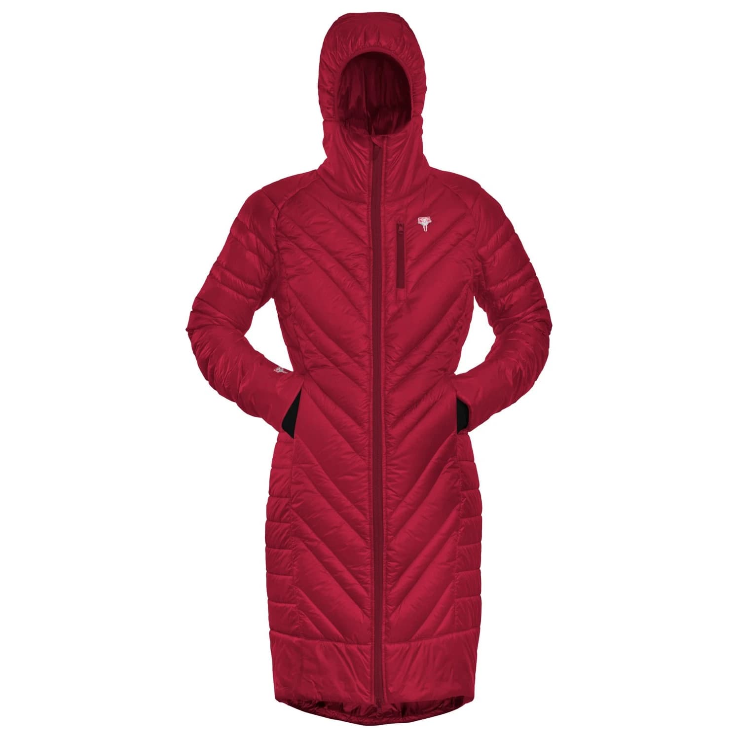 Пухено яке Grüezi Bag Women's Faithful DownWool Coat Down jacket - Cherry