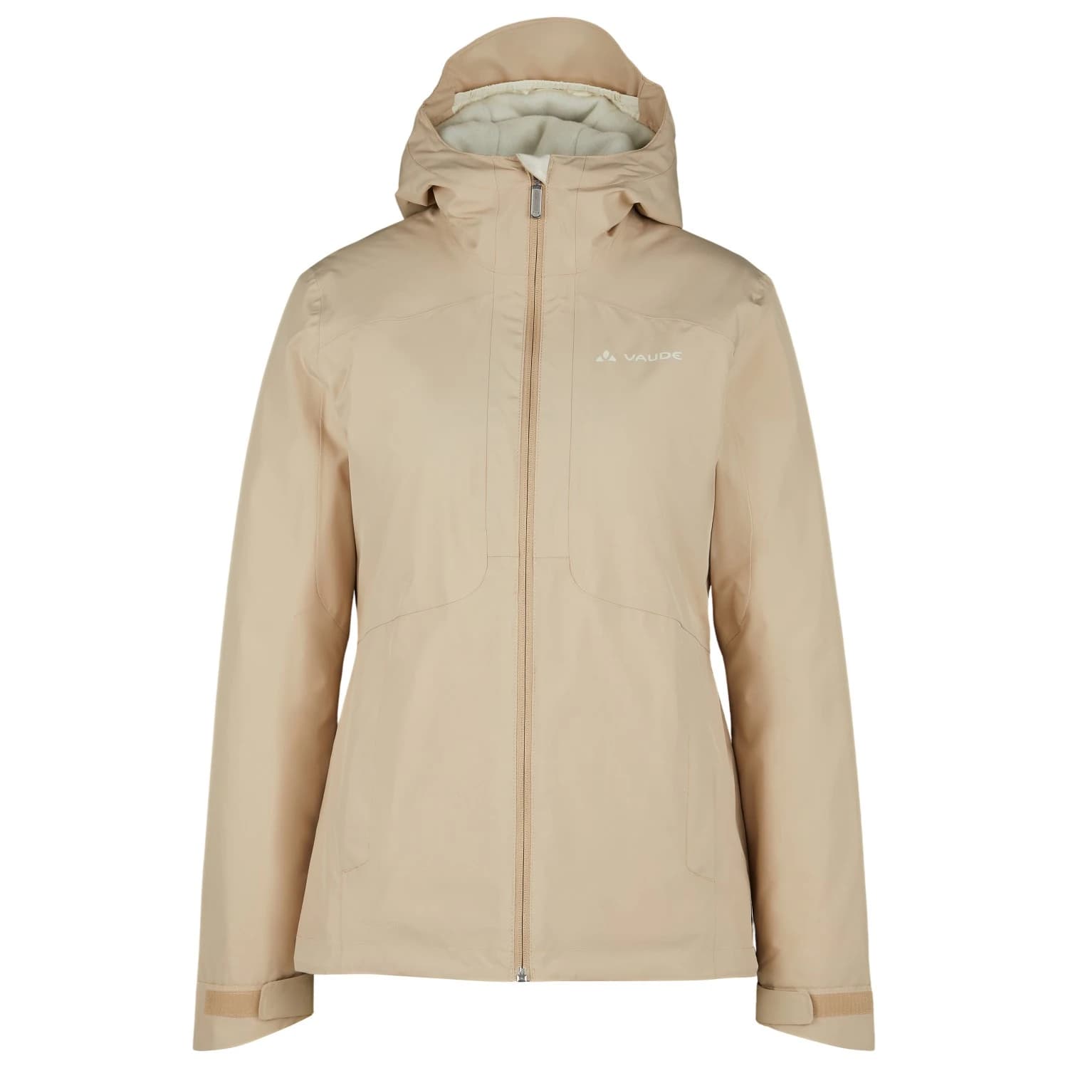 Дамско зимно яке Vaude Women's Gerlos Wool Jacket Winter jacket - Linen