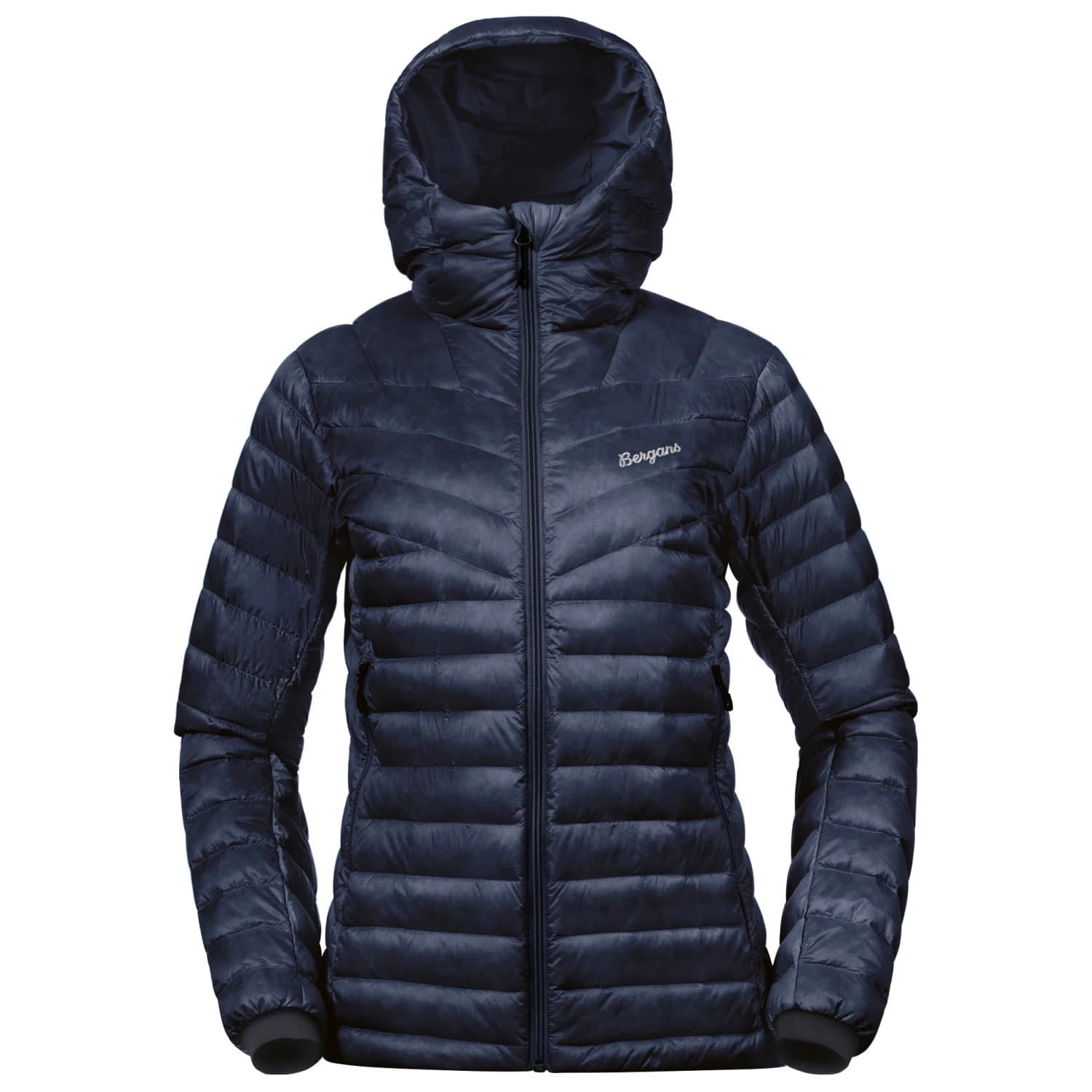 Дамско пухено яке Bergans Women's Rabot Light Down Jacket Hood Down jacket - Navy Blue