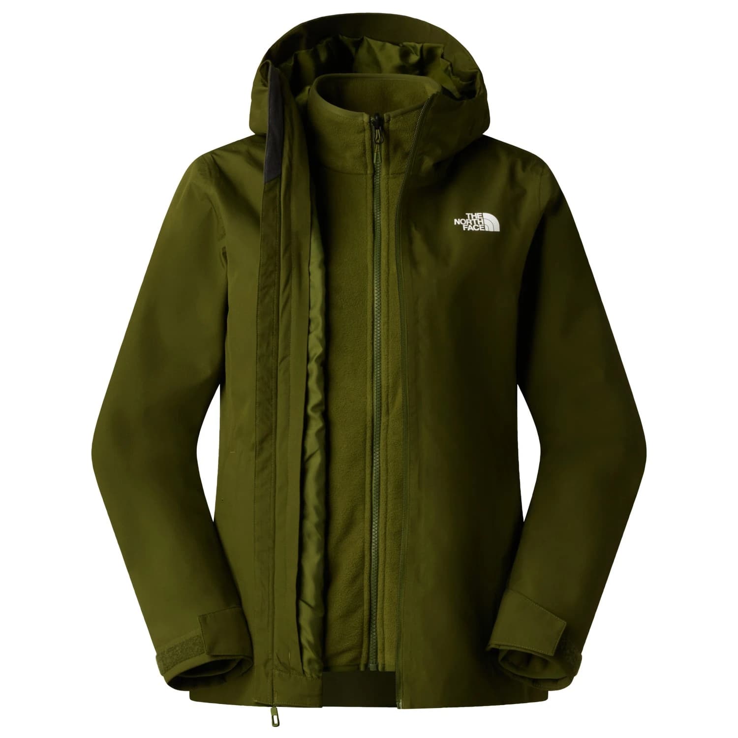 Дамско 3-в-1 яке The North Face Women's Quest Triclimate 3-in-1 jacket - Woodland Green