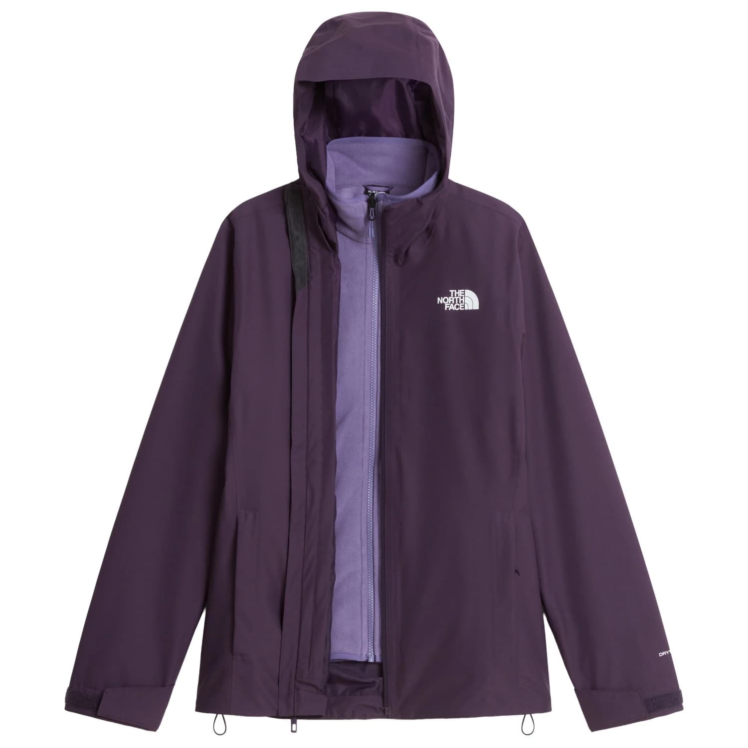 Дамско 3-в-1 яке The North Face Women's Quest Triclimate 3-in-1 jacket - Endless Dusk / Grounded Plum