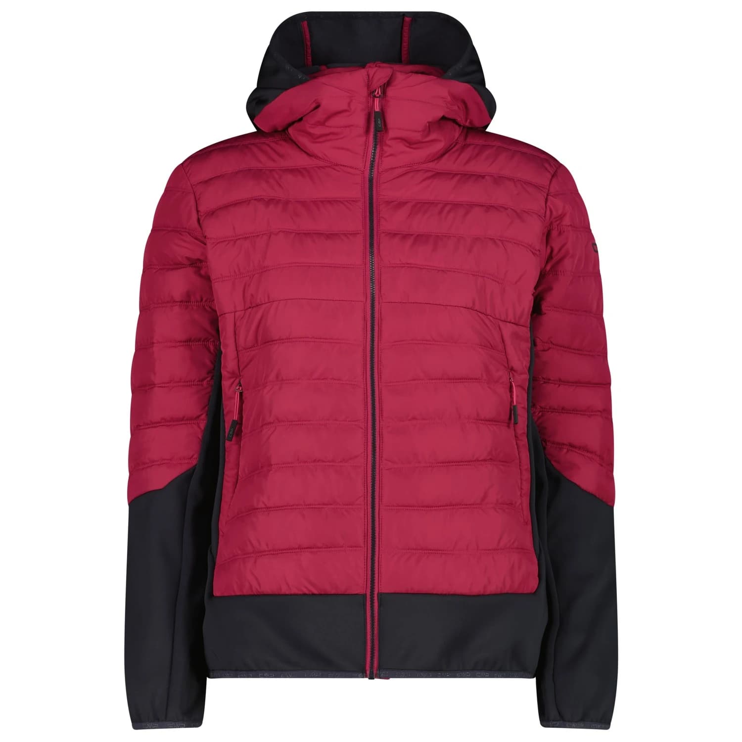 Синтетично яке CMP Women's Jacket Hybrid Fix Hood 35Z2566 Synthetic jacket - Amaranto