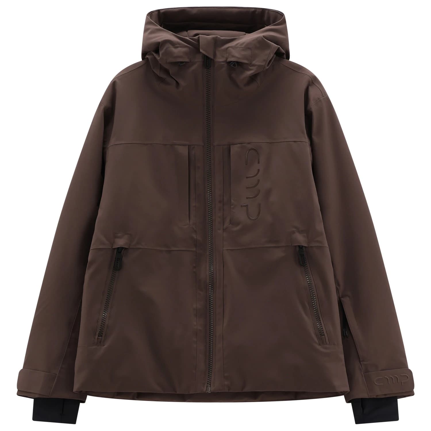 Ски яке Cmp Women's Jacket Zip Hood With Inner Gaiter 36W4426 Ski jacket - Moka