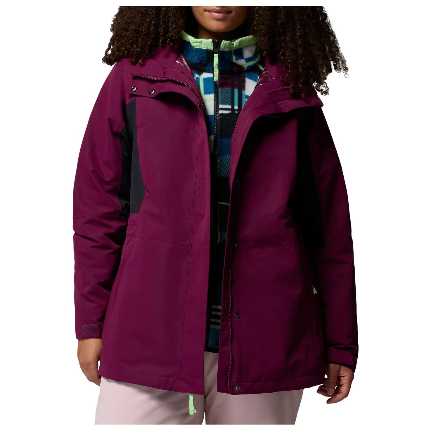 Зимно яке Columbia Women's Bugaboo IV Fleece Interchange Jacket Winter jacket - Marionberry / Black