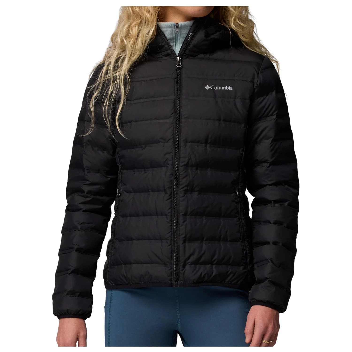 Пухено яке Columbia Women's Lake 22 II Down Hooded Jacket Down jacket - Black
