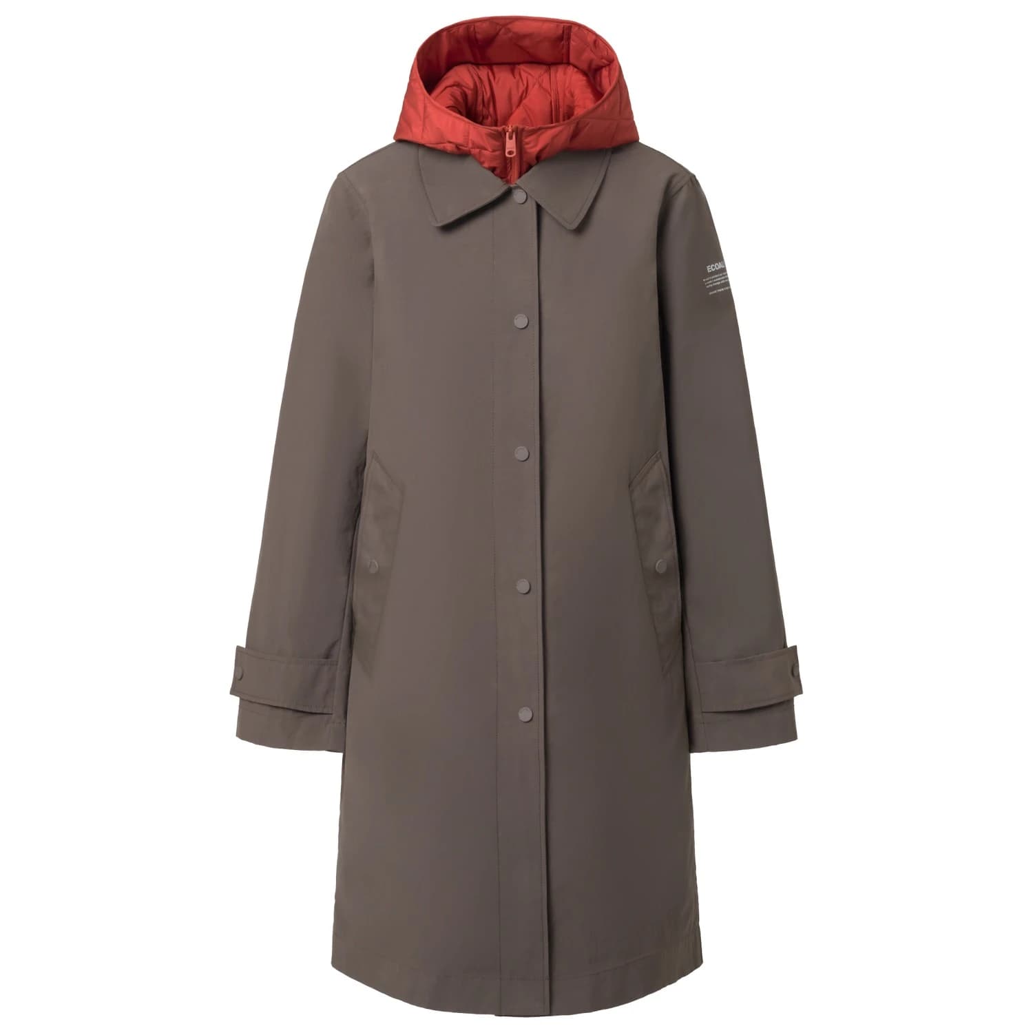 3-в-1 яке Ecoalf Women's Suancis Jacket 3-in-1 jacket - Dark Chocolate