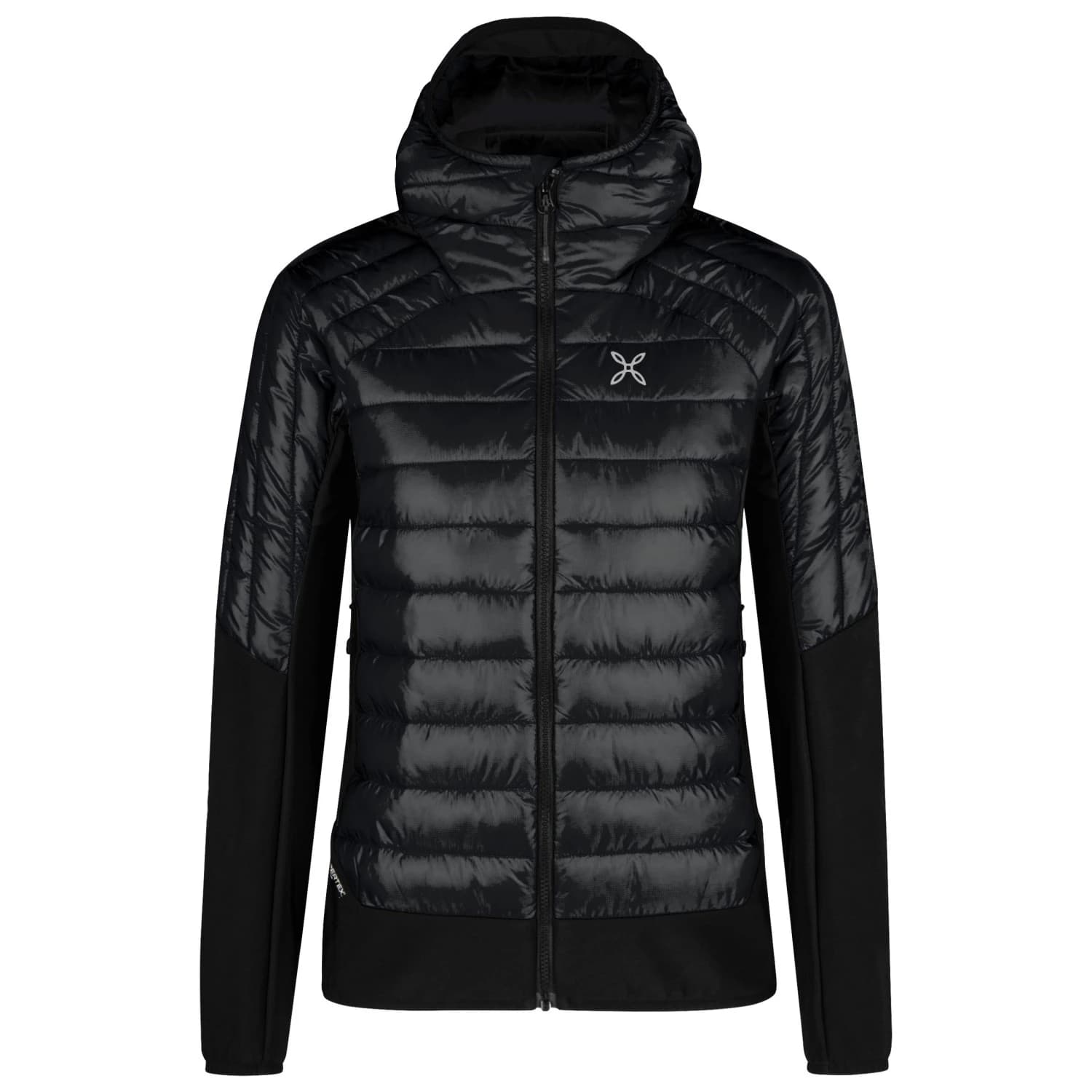 Дамско синтетично яке Montura Women's Peak Hybrid Hooded Jacket Synthetic jacket - Black