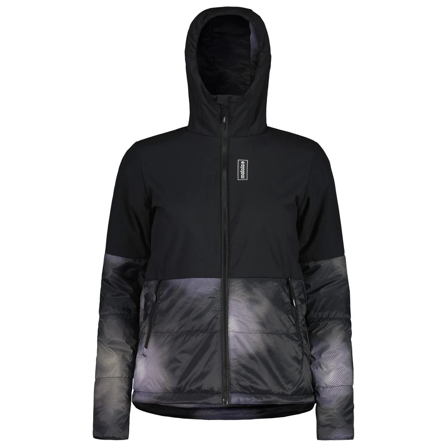 Синтетично яке Maloja Women's CardonM. Printed Synthetic jacket - Deep Black Bloom