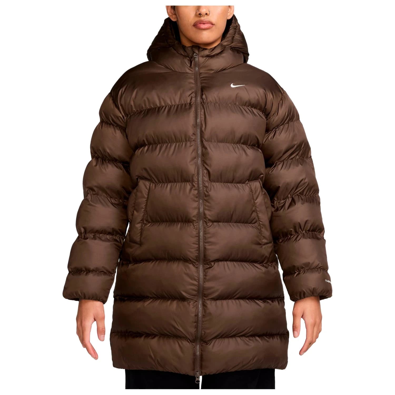 Яке парка Nike Women's Therma Fit Syn Classic Parka - Cacao Wow / Sail