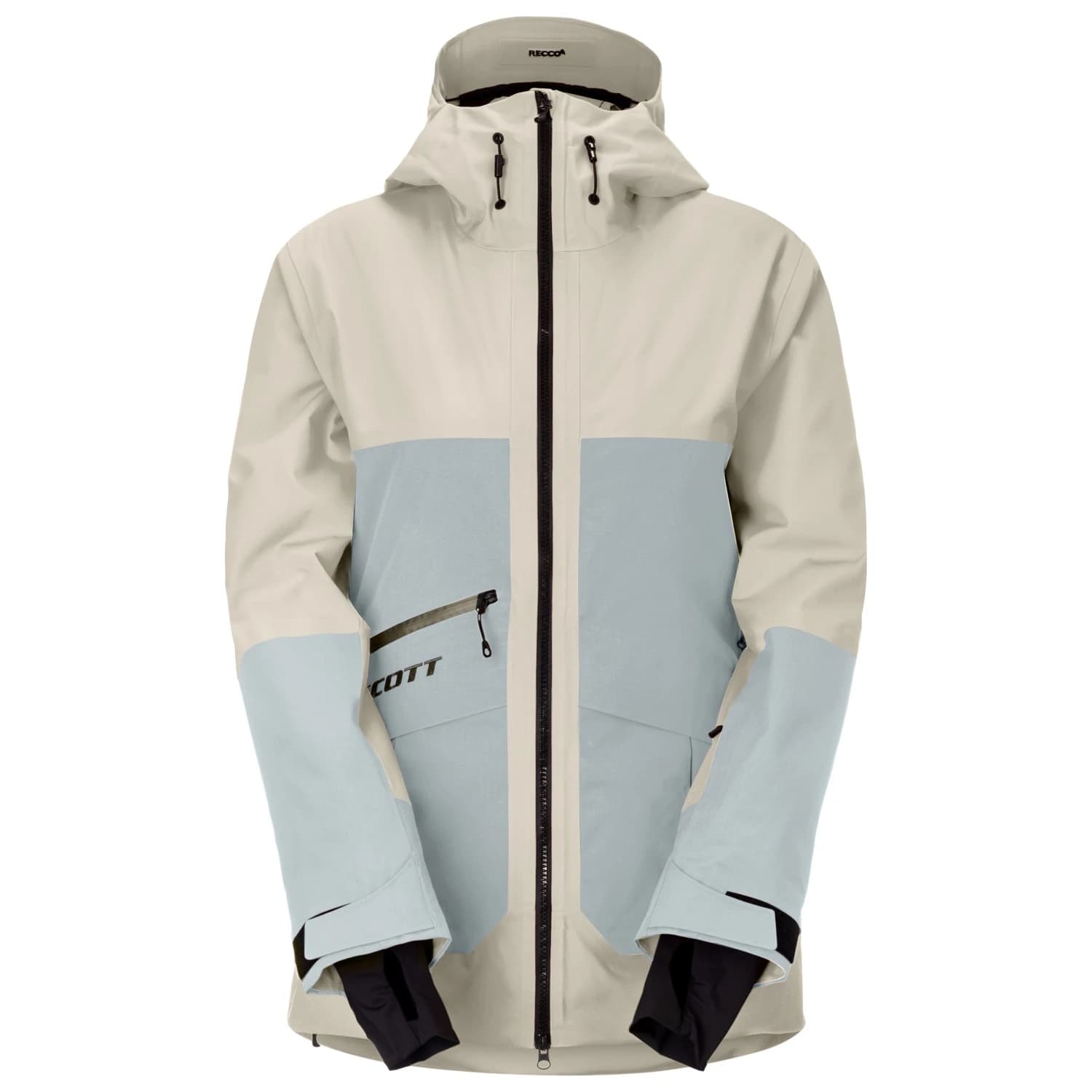 Ски яке Scott Women's Jacket Ultimate Dryo Utility Ski jacket - Latte Beige / Mist Blue