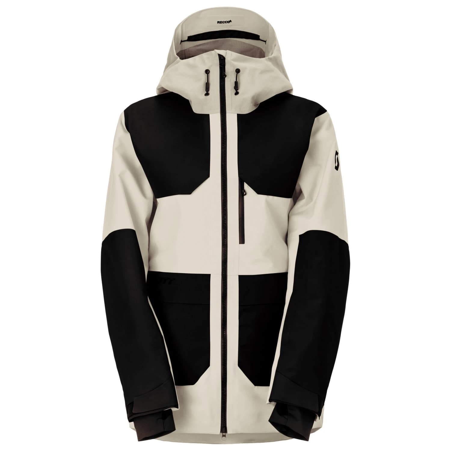 Ски яке Scott Women's Jacket Vertic Utility 3L Ski jacket - Black / Latte Beige
