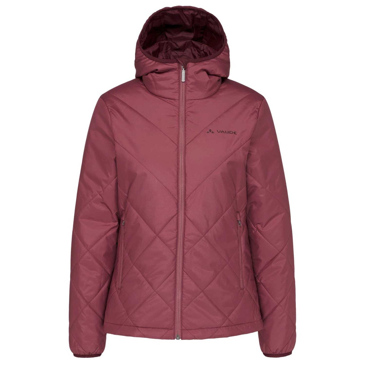 Синтетично яке Vaude Women's Vinales Hooded Jacket II Synthetic jacket - Ruby Dusk