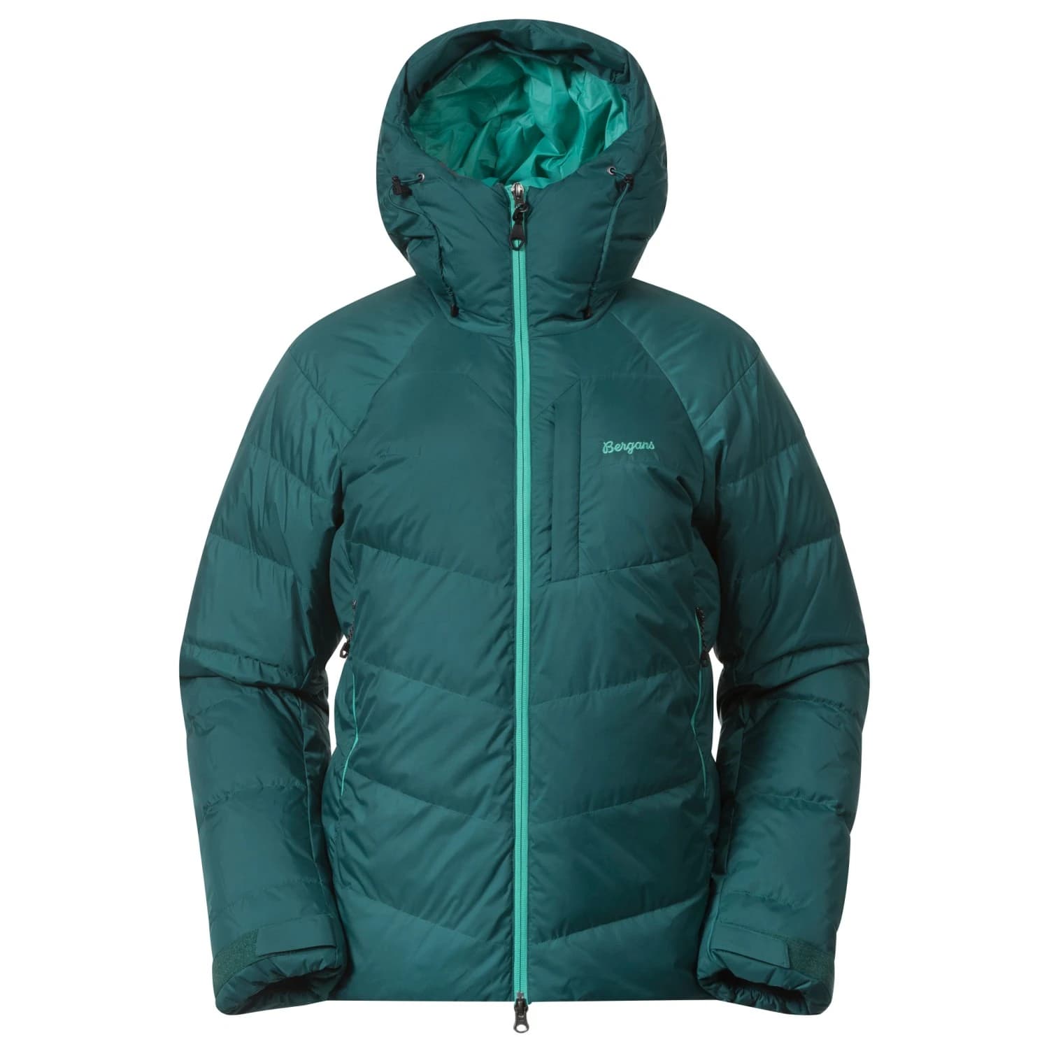 Пухено яке Bergans Women's Tind Mountain Down Jacket - Malachite Green