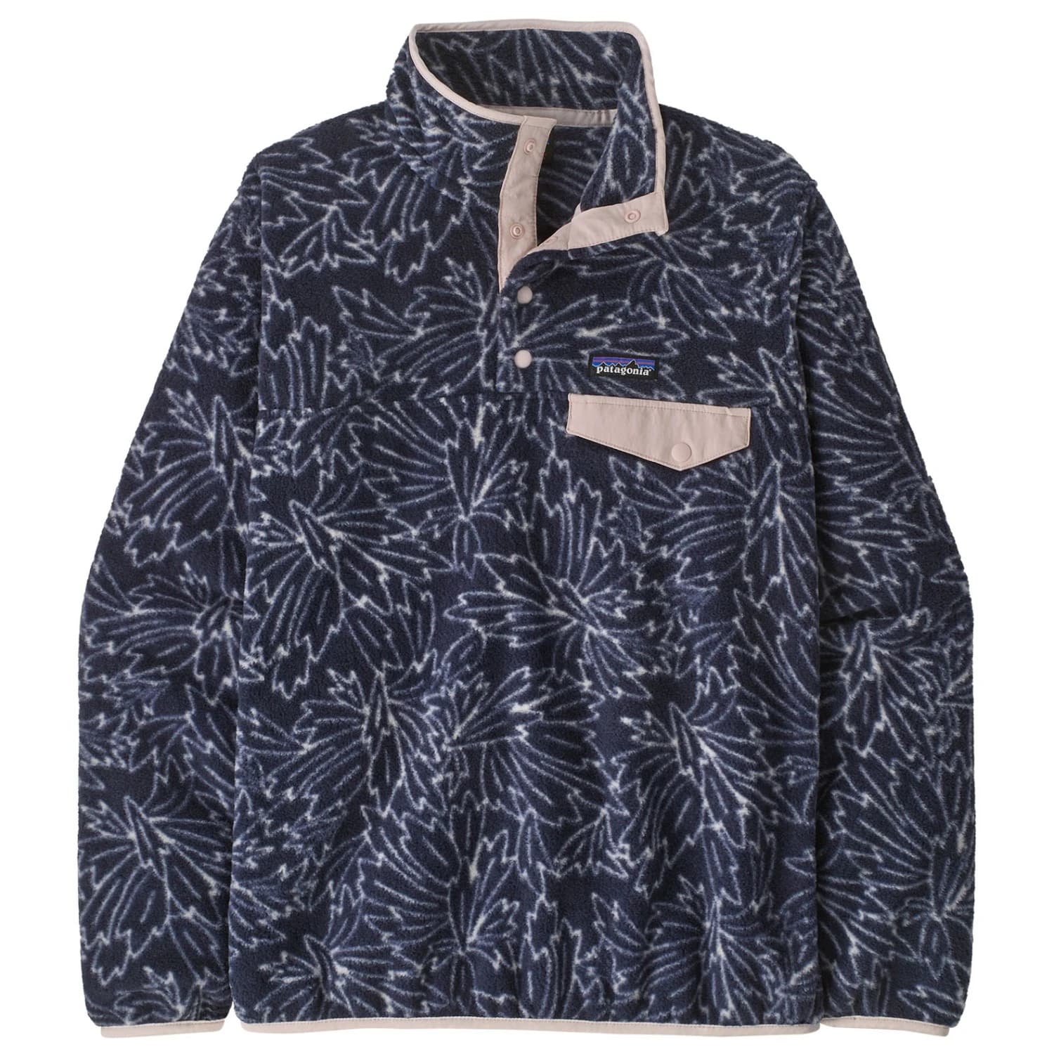 Дамски поларен пуловер Patagonia Women's Lightweight Synchilla Snap-T Fleece Pullover Fleece jumper - Saxifrage: Sunken Blue