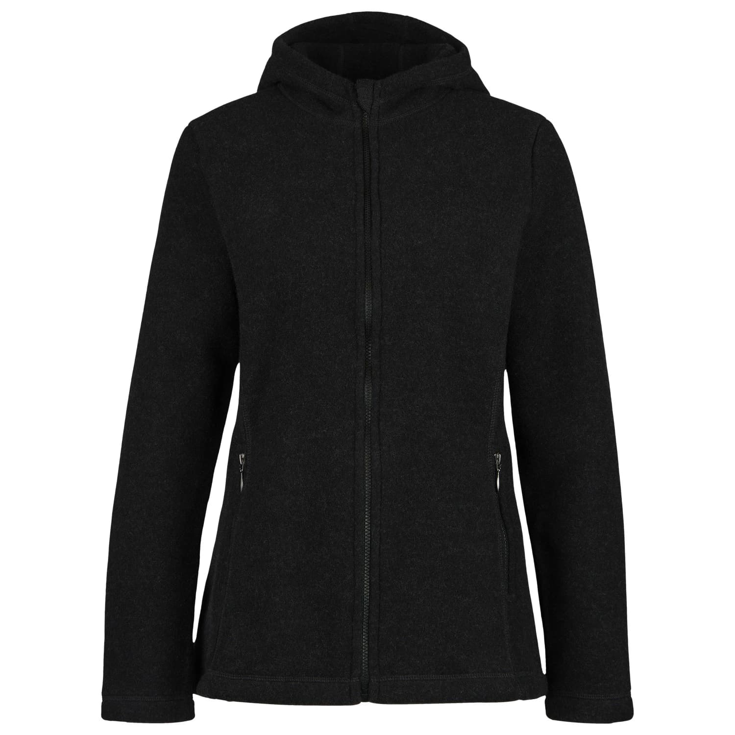 Дамско вълнено яке Engel Women's Jacket with Hood Wool jacket - Schwarz Melange