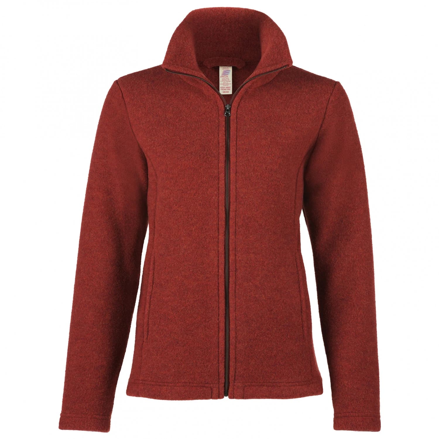 Дамско вълнено яке Engel Women's Fitted Jacket Wool jacket - Terracotta Melange