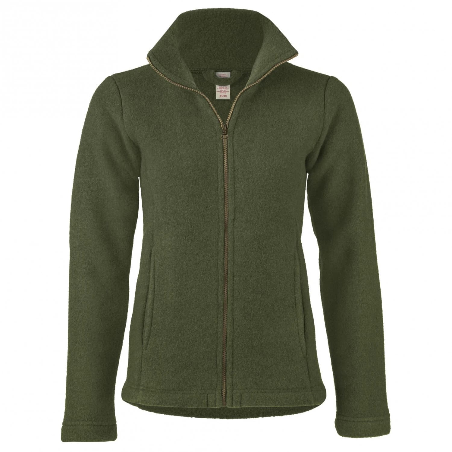 Дамско вълнено яке Engel Women's Fitted Jacket Wool jacket - Schilf Melange