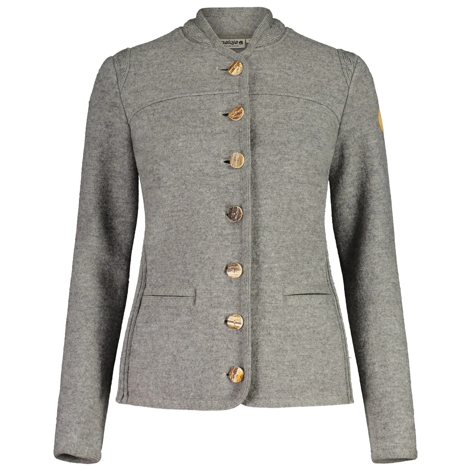 Дамско вълнено яке Maloja Women's AllegriaM. Wool jacket - Grey Melange