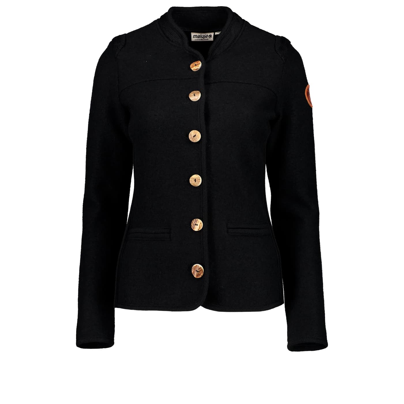 Дамско вълнено яке Maloja Women's AllegriaM. Wool jacket - Moonless