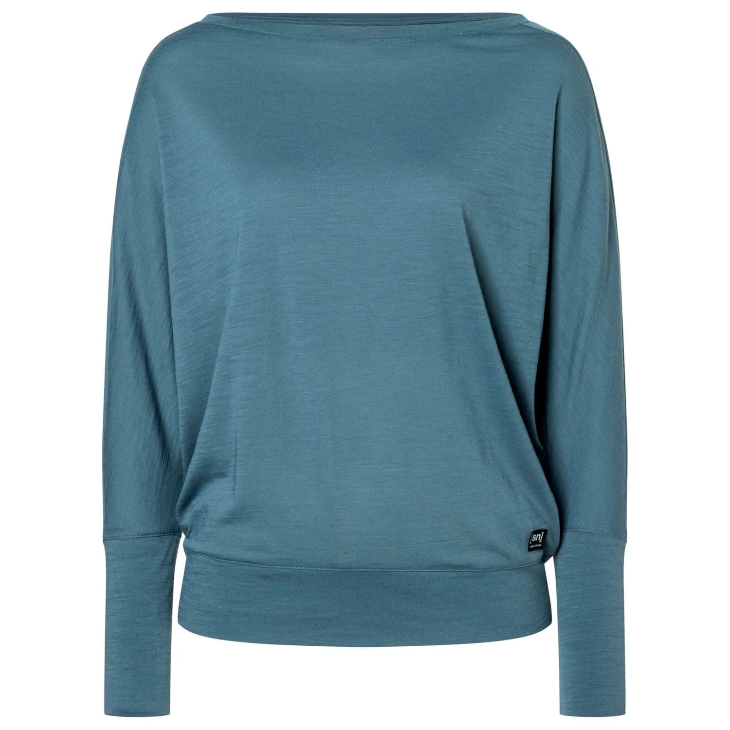 Дамска блуза с дълъг ръкав super.natural Women's Womens Kula Top Merino jumper - Stormy Weather
