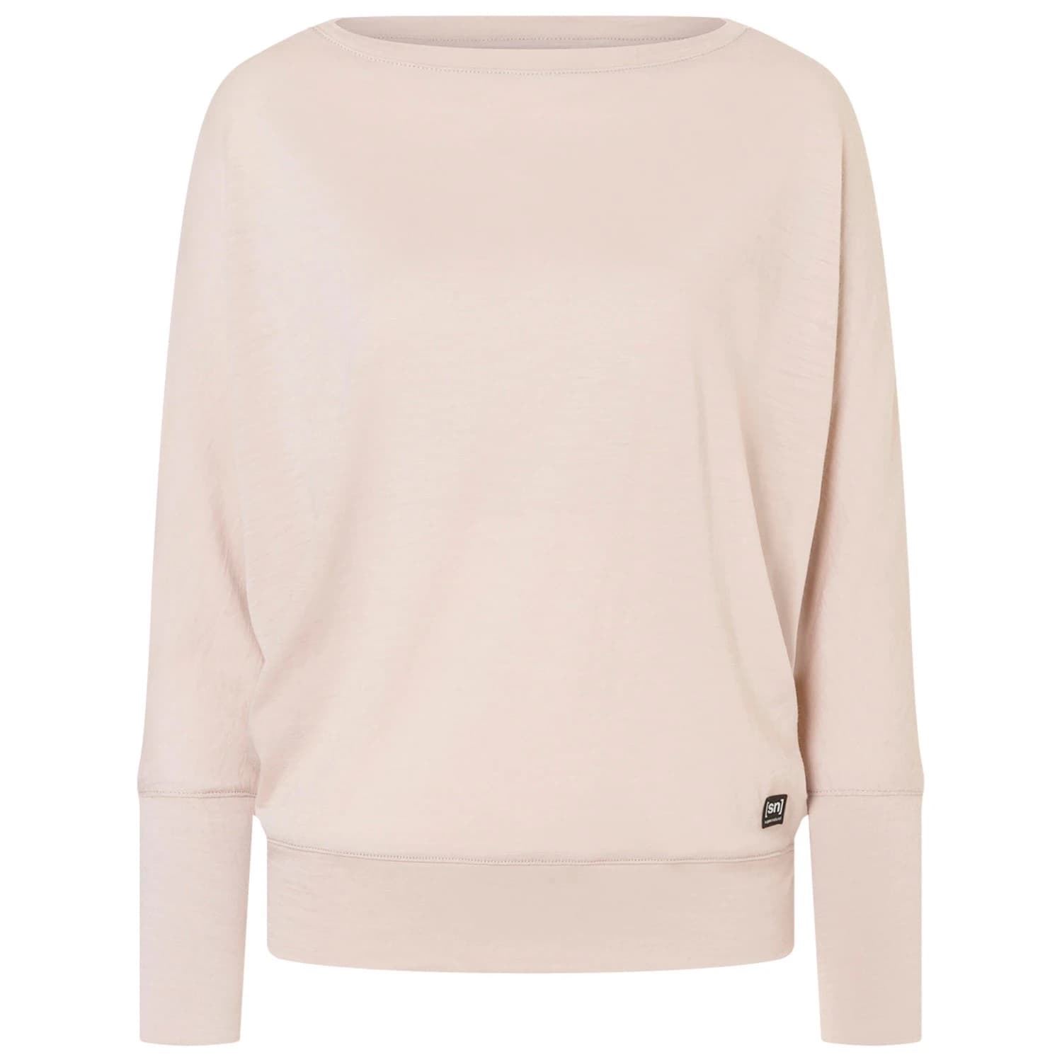 Дамска блуза с дълъг ръкав super.natural Women's Womens Kula Top Merino jumper - Tapioca