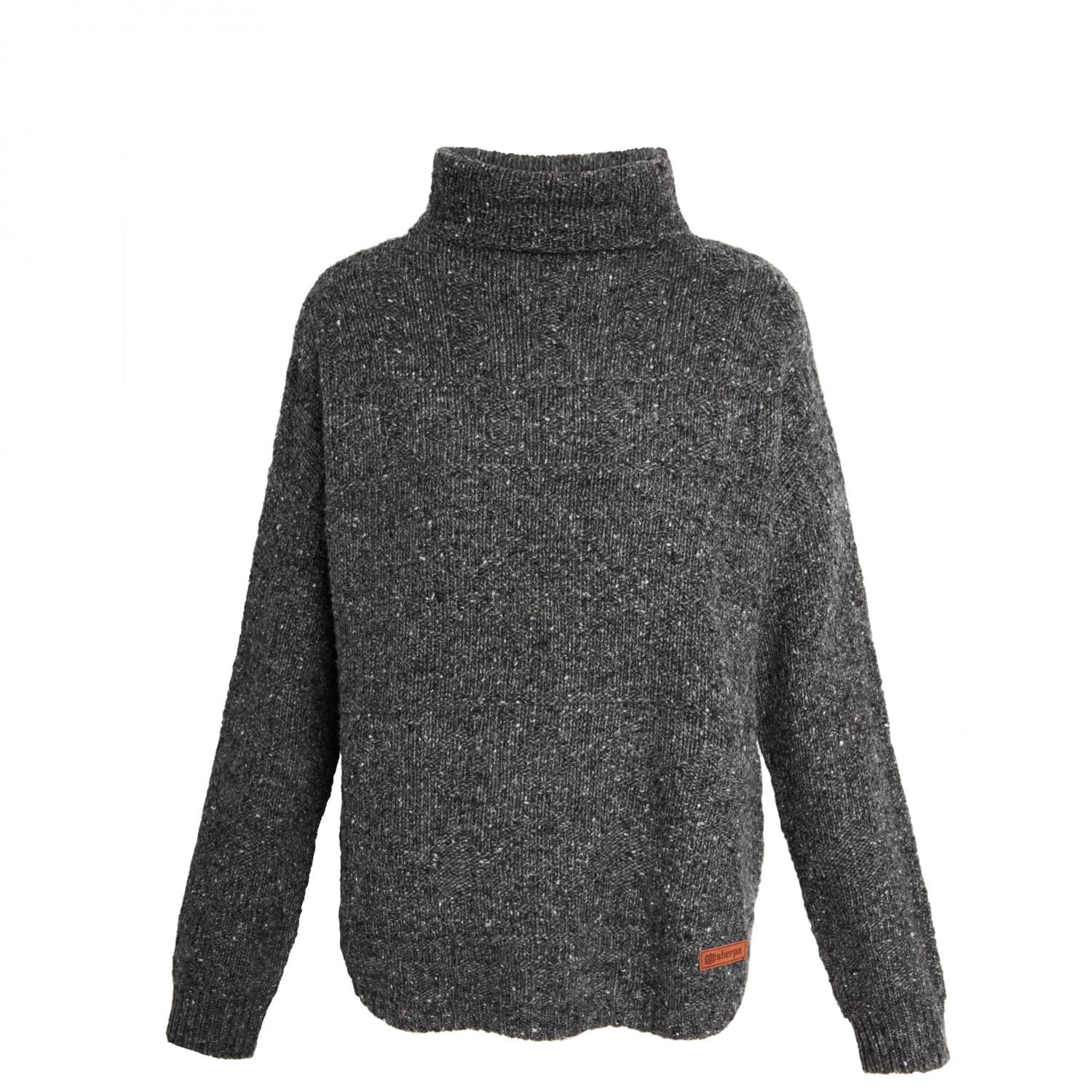 Дамски вълнен пуловер Sherpa Women's Yuden Pullover Sweater Merino jumper - Kharani Grey