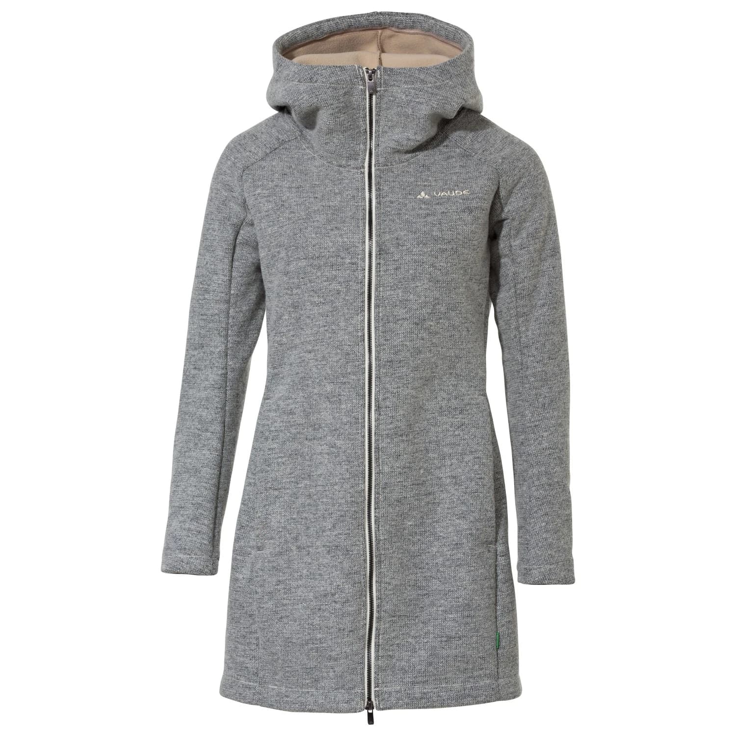 Дамско вълнено яке Vaude Women's Tinshan Coat III Coat - Ecru