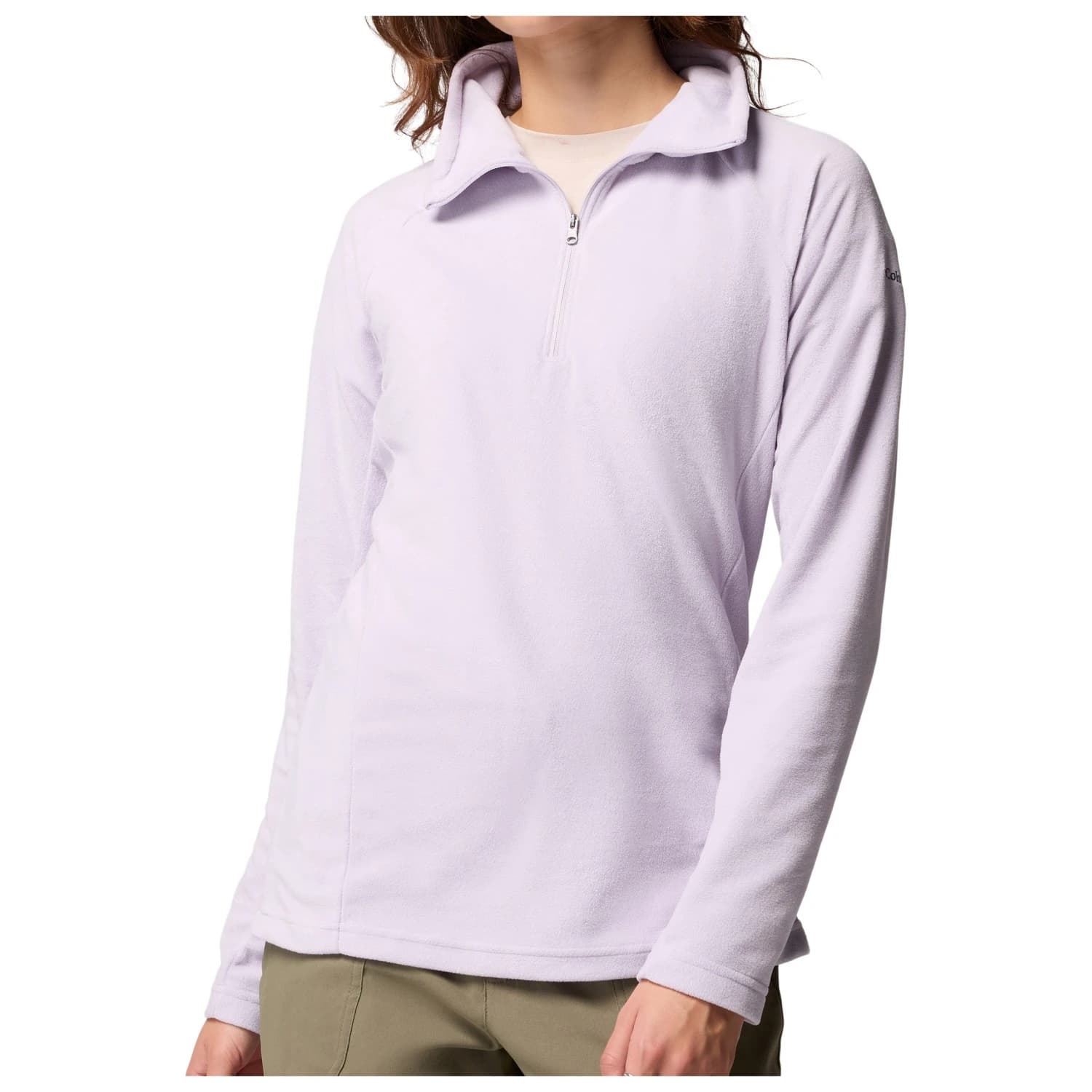 Дамски поларен пуловер Columbia Women's Glacial IV 1/2 Zip Fleece jumper - Lavender Pearl