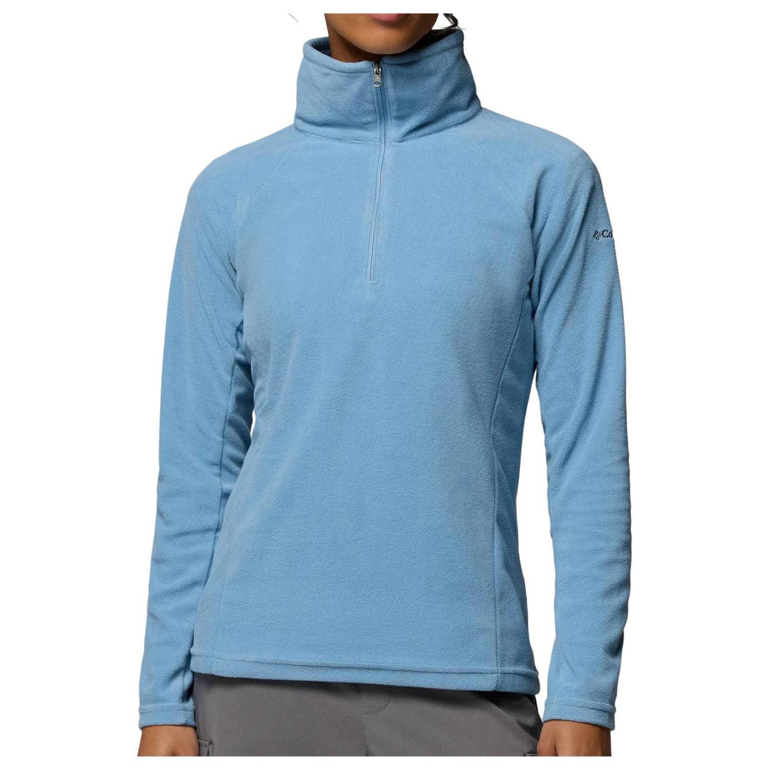 Дамски поларен пуловер Columbia Women's Glacial IV 1/2 Zip Fleece jumper - Rainy Day