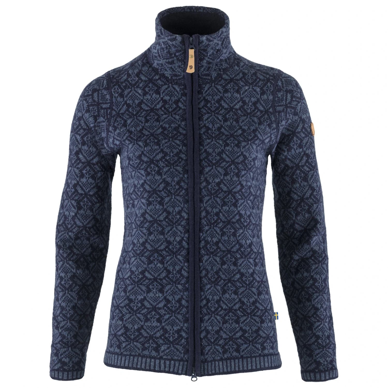 Дамско вълнено яке Fjällräven Women's Snow Cardigan Wool jacket - Dark Navy