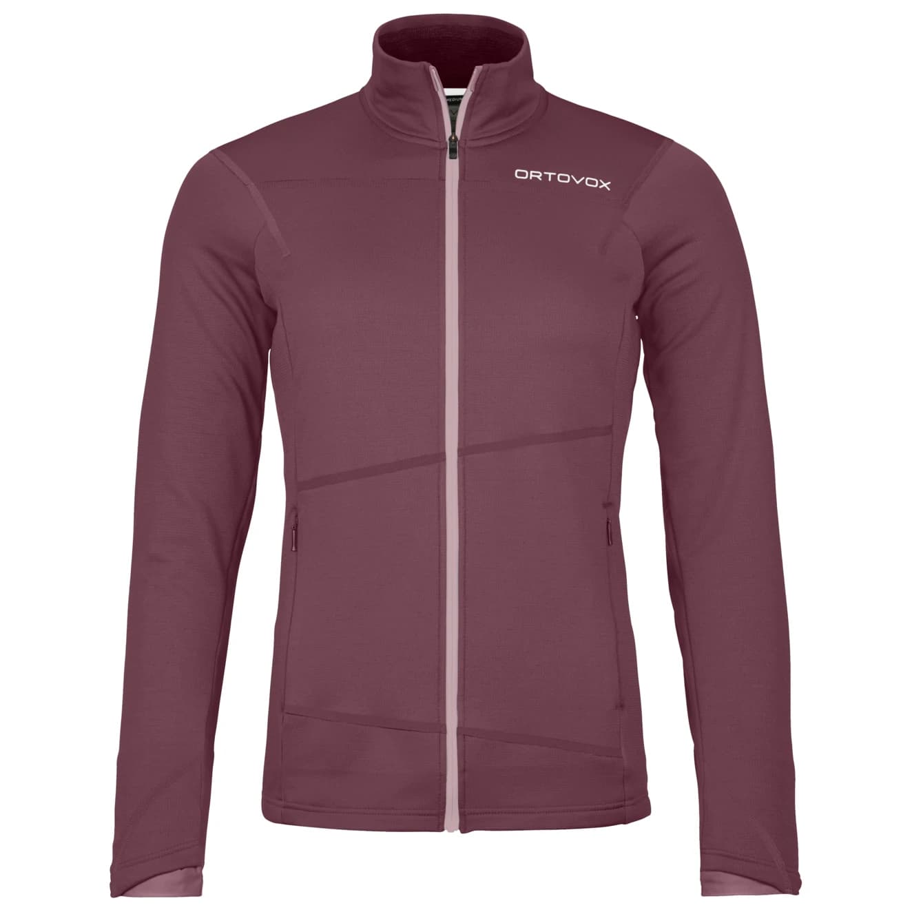 Дамско вълнено яке Ortovox Women's Fleece Light Jacket Fleece jacket - Chestnut