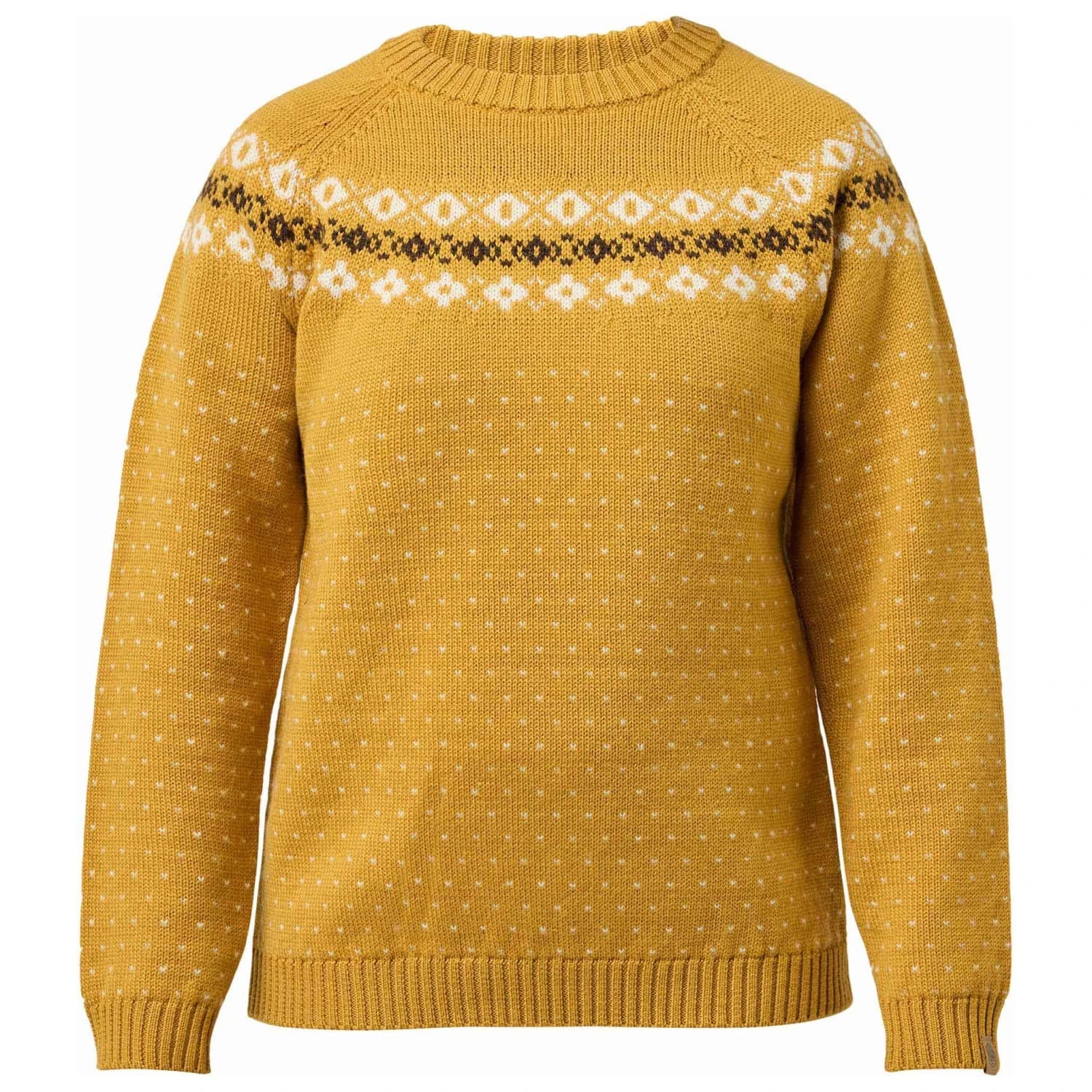 Дамски вълнен пуловер Ivanhoe of Sweden Women's Sire Crewneck Wool jumper - Autumn Blaze