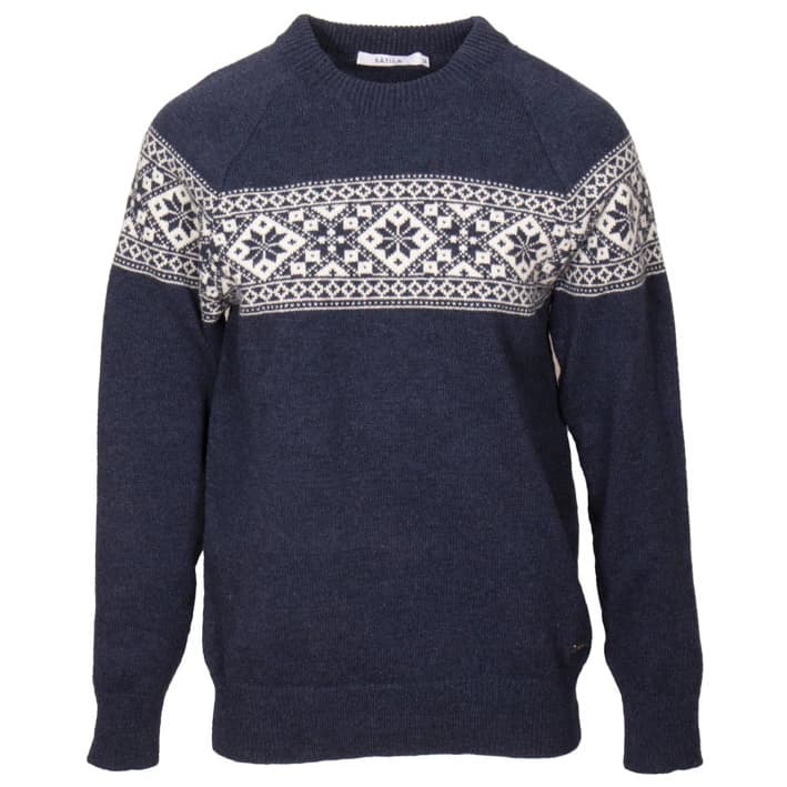 Дамски вълнен пуловер Sätila Women's Grace Sweater Wool jumper - Navy